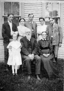 Richard and Catherine Lewis pose with their family